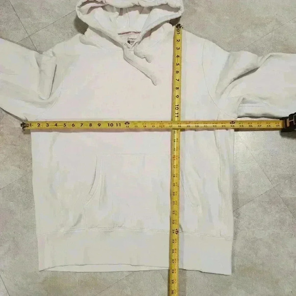 Champion X Todd Snyder Mens XL Running Man Reverse Weave Hoodie Sweatshirt White - Picture 7 of 10